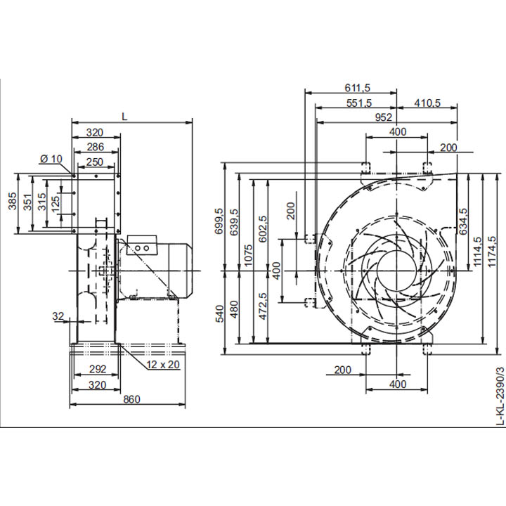 Вентилятор центробежный Ziehl-Abegg RG63T-2DN.K7.3R img 4