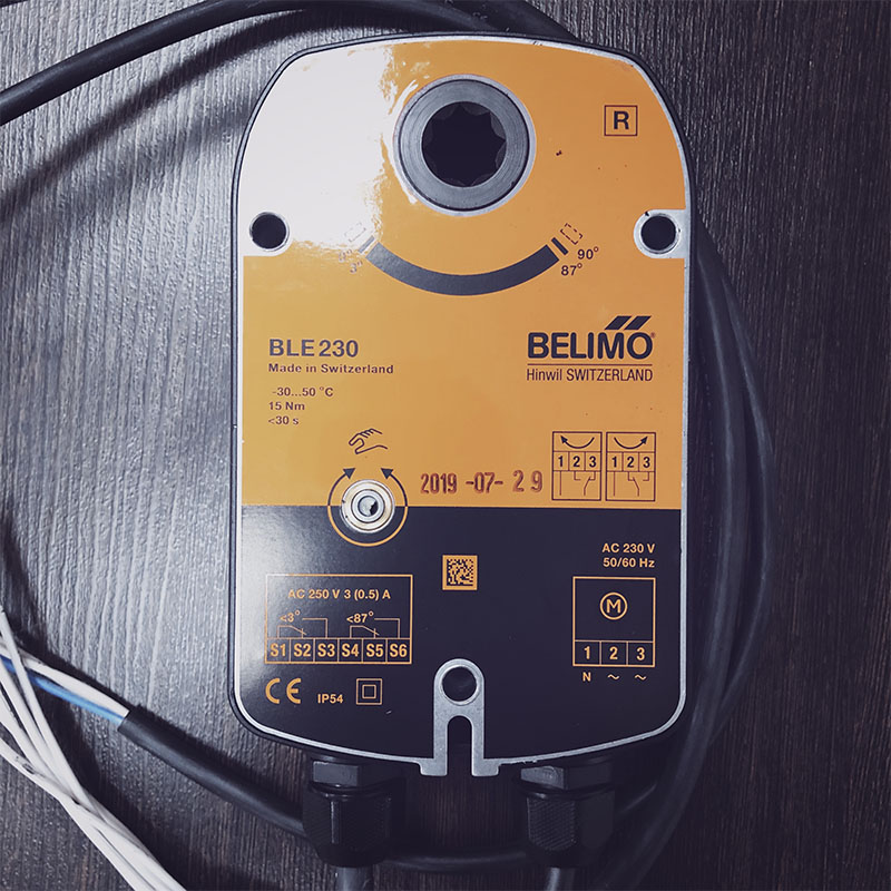 Купить привод Belimo BLE230 Привод Belimo BLE230 (15 Нм/ 230 В) img 6