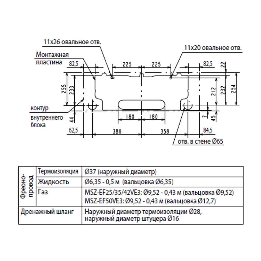 Кондиционер Mitsubishi Electric MSZ-EF25VE3S/MUZ-EF25VE img 1