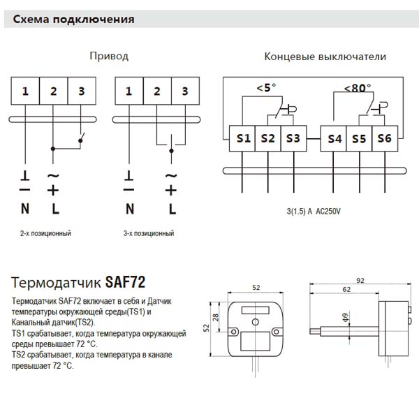 Привод Hoocon SA10MU230-DS 10 Нм 230 В img 2