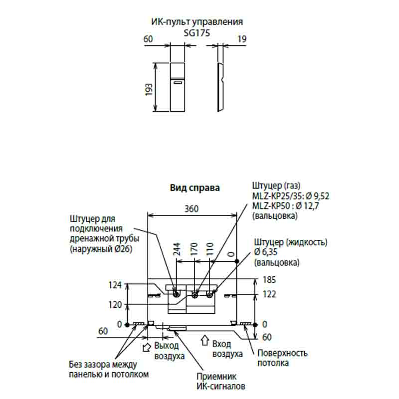 Кондиционер Mitsubishi Electric MLZ-KP35VF img 1