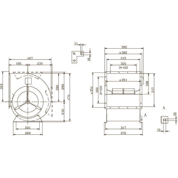 Вентилятор центробежный Ziehl-Abegg RD25P-4D.4I.1L img 2