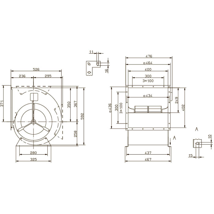 Вентилятор центробежный Ziehl-Abegg RD31P-4DW.6T.1L img 2