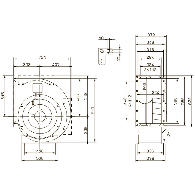 Вентилятор центробежный Ziehl-Abegg RG45A-VDK.6F.1R img 2