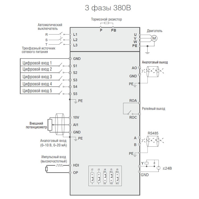Преобразователь частоты SDI-G2.2-4B (2,2 кВт/ 380 В) img 1 Преобразователь частоты SDI-G2.2-4B (2,2 кВт/ 380 В) img 1