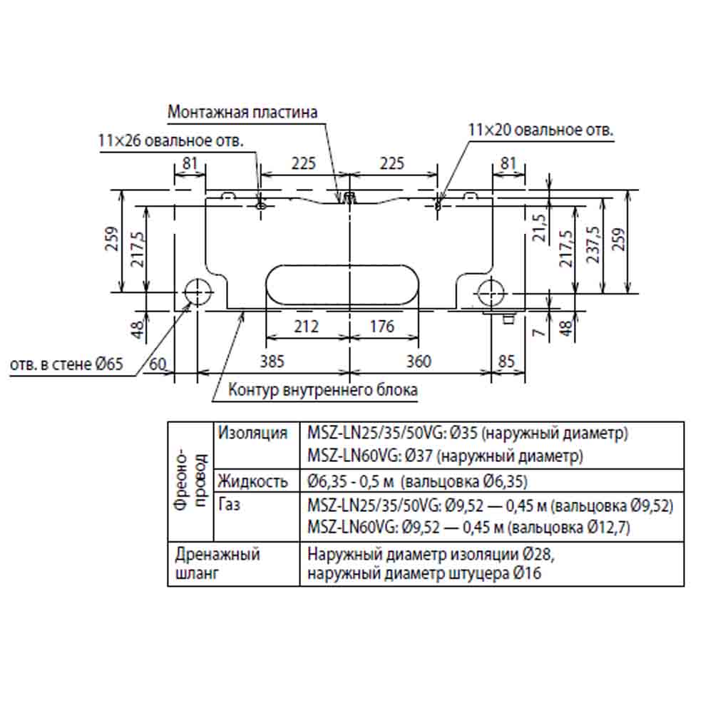 Кондиционер Mitsubishi Electric MSZ-LN25VGV/MUZ-LN25VG img 1