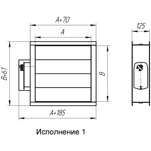 Воздушный клапан АВК 700x200 img 3