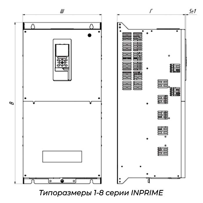 Преобразователь частоты INPRIME-G2.2-4BF img 4