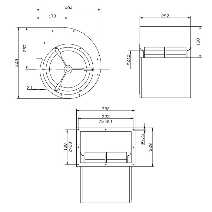 Вентилятор Ziehl-abegg RD25S-4EW.4N.1L img 1