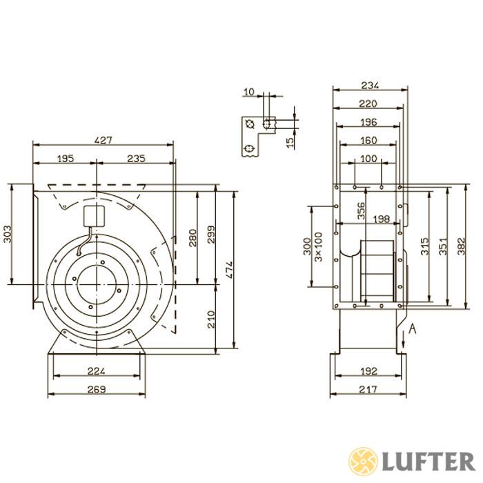 Вентилятор центробежный Ziehl-Abegg RG25M-2DK.3B.1R img 3