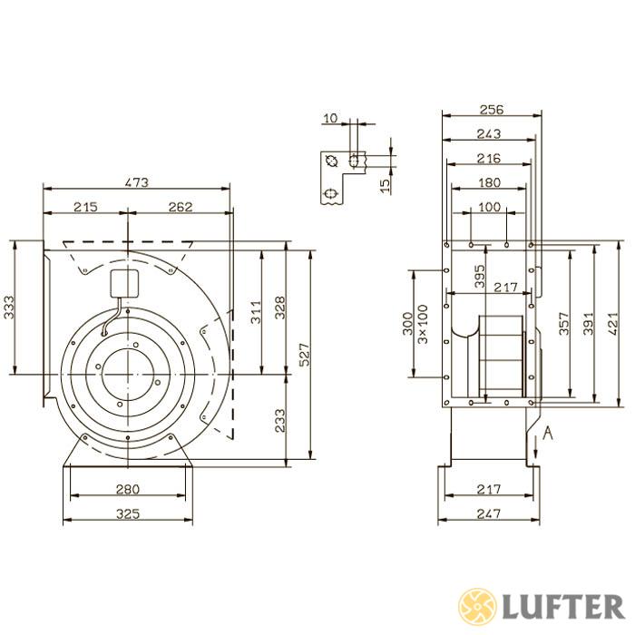 Вентилятор центробежный Ziehl-Abegg RG28M-2DK.3F.1R img 3