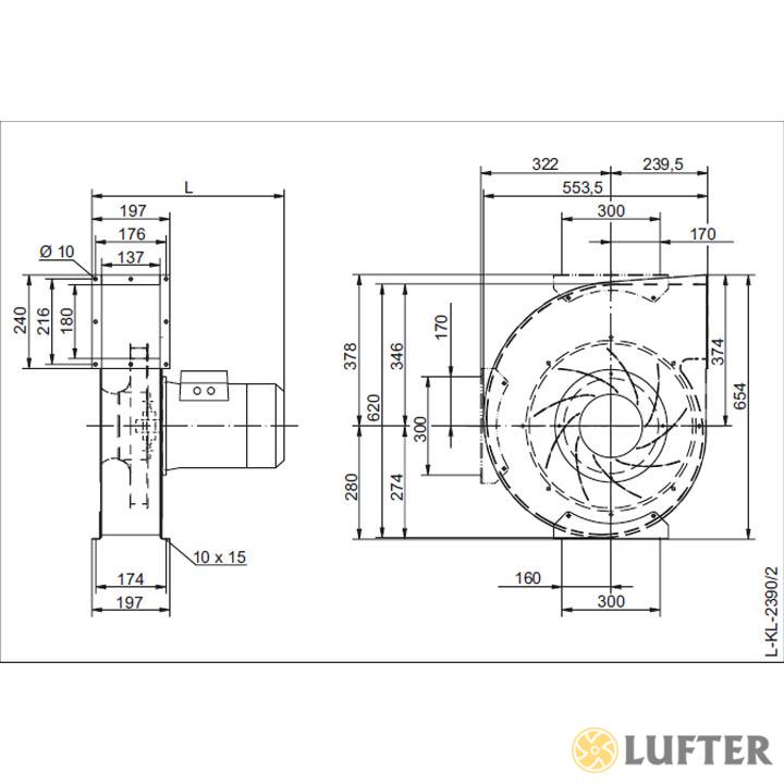 Вентилятор центробежный Ziehl-Abegg RG35T-4DN.A5.3R img 4