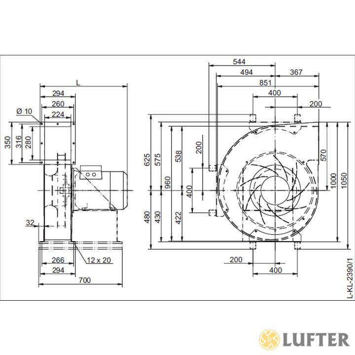 Вентилятор центробежный Ziehl-Abegg RG56T-4DN.E5.2R img 4