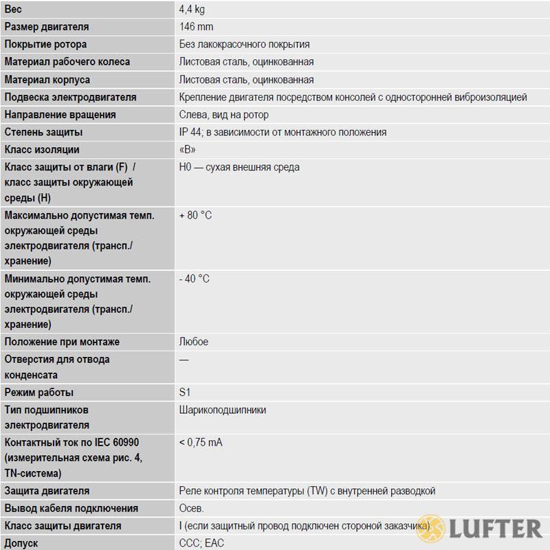 Центробежный вентилятор EbmPapst D2E146-AP47-22 img 3