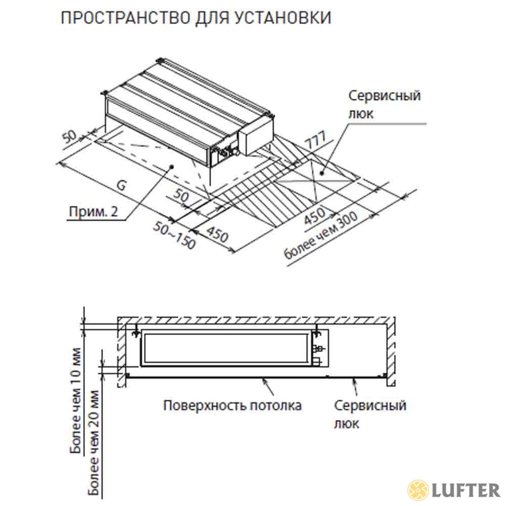 Кондиционер Mitsubishi Electric SEZ-M50DA/SUZ-KA50VA6 img 1