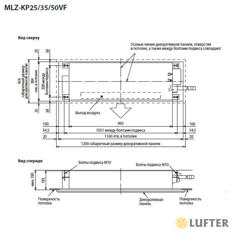 Кондиционер Mitsubishi Electric MLZ-KP35VF img 4