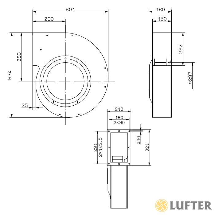 Вентилятор центробежный Ziehl-Abegg RG35S-4EK.6N.2L img 2