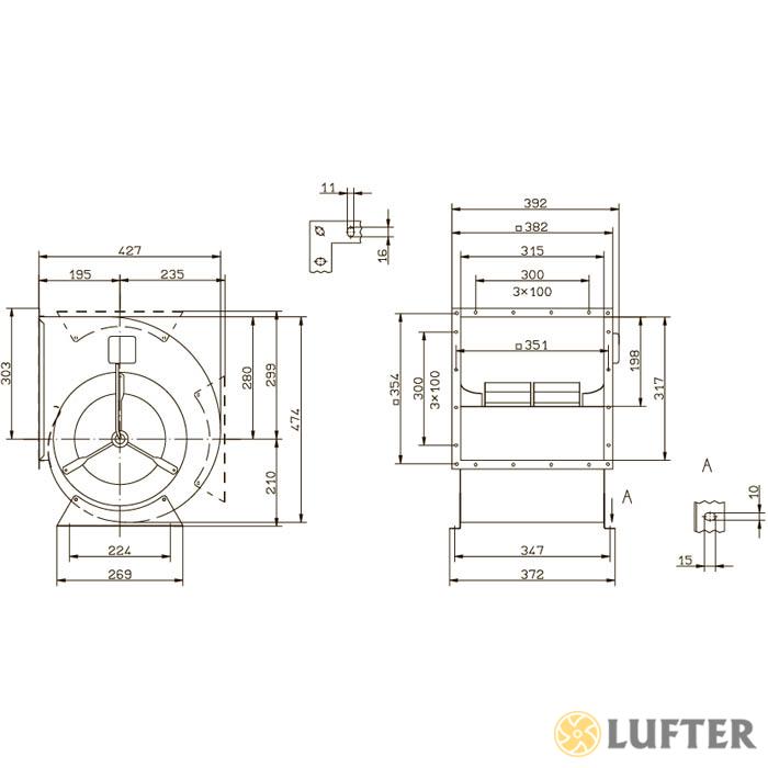 Вентилятор центробежный Ziehl-Abegg RD25P-4D.4I.1L img 2