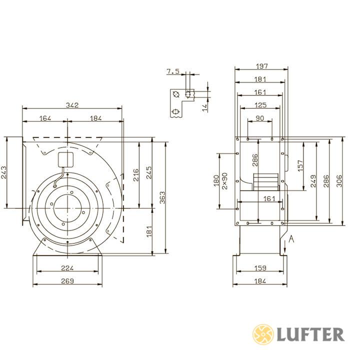 Вентилятор центробежный Ziehl-Abegg RG20P-4EK.2F.1R img 2