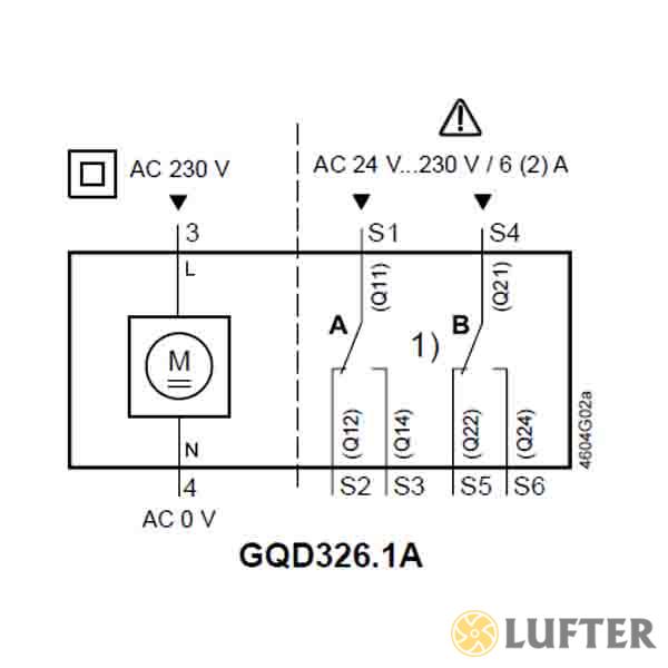 Привод Siemens GQD326.1A (2 Нм/ 230 В) img 4