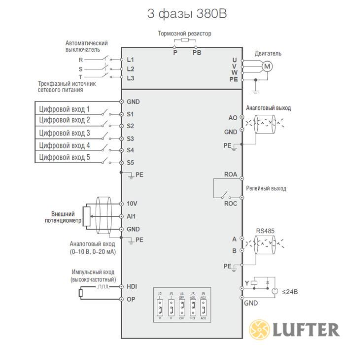 Преобразователь частоты SDI-G1.5-4B (1,5 кВт/ 380 В) img 1