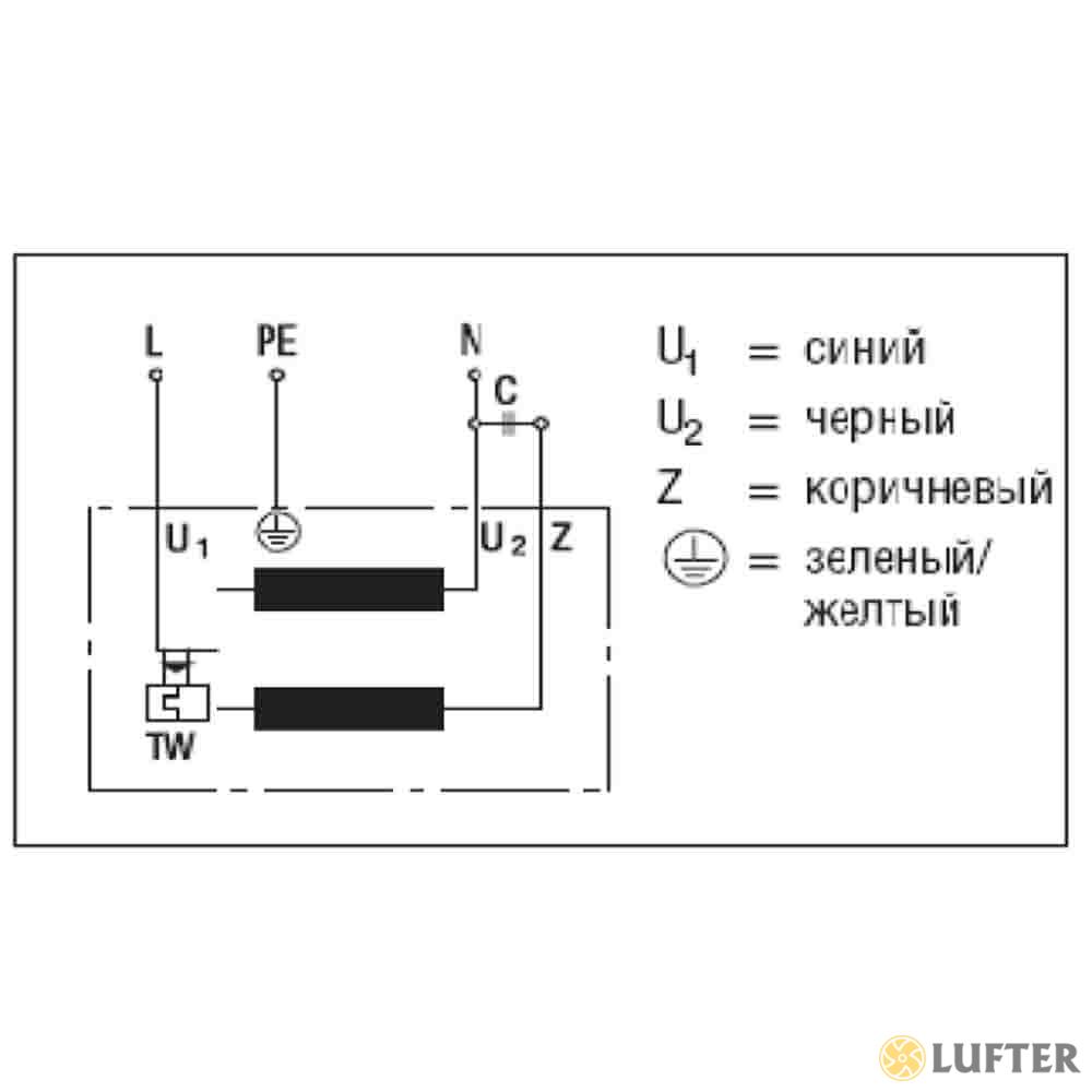 Центробежный вентилятор EbmPapst R2E280-AE52-05 img 3