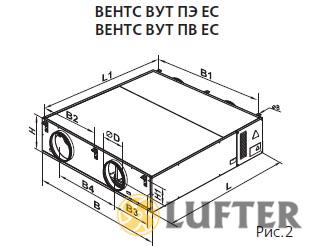 Приточно-вытяжная установка ВУЭ2 200 П img 4