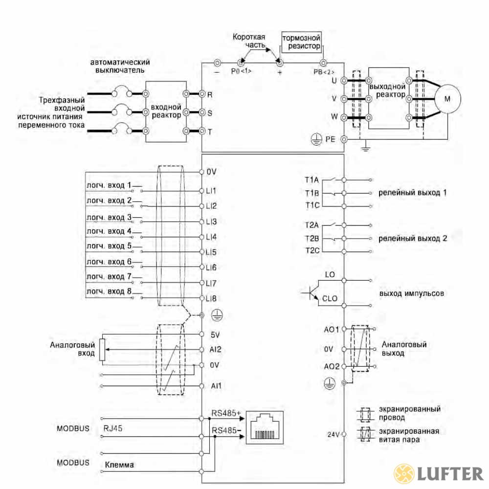 Частотный преобразователь Dastech D32-T3-355G img 3