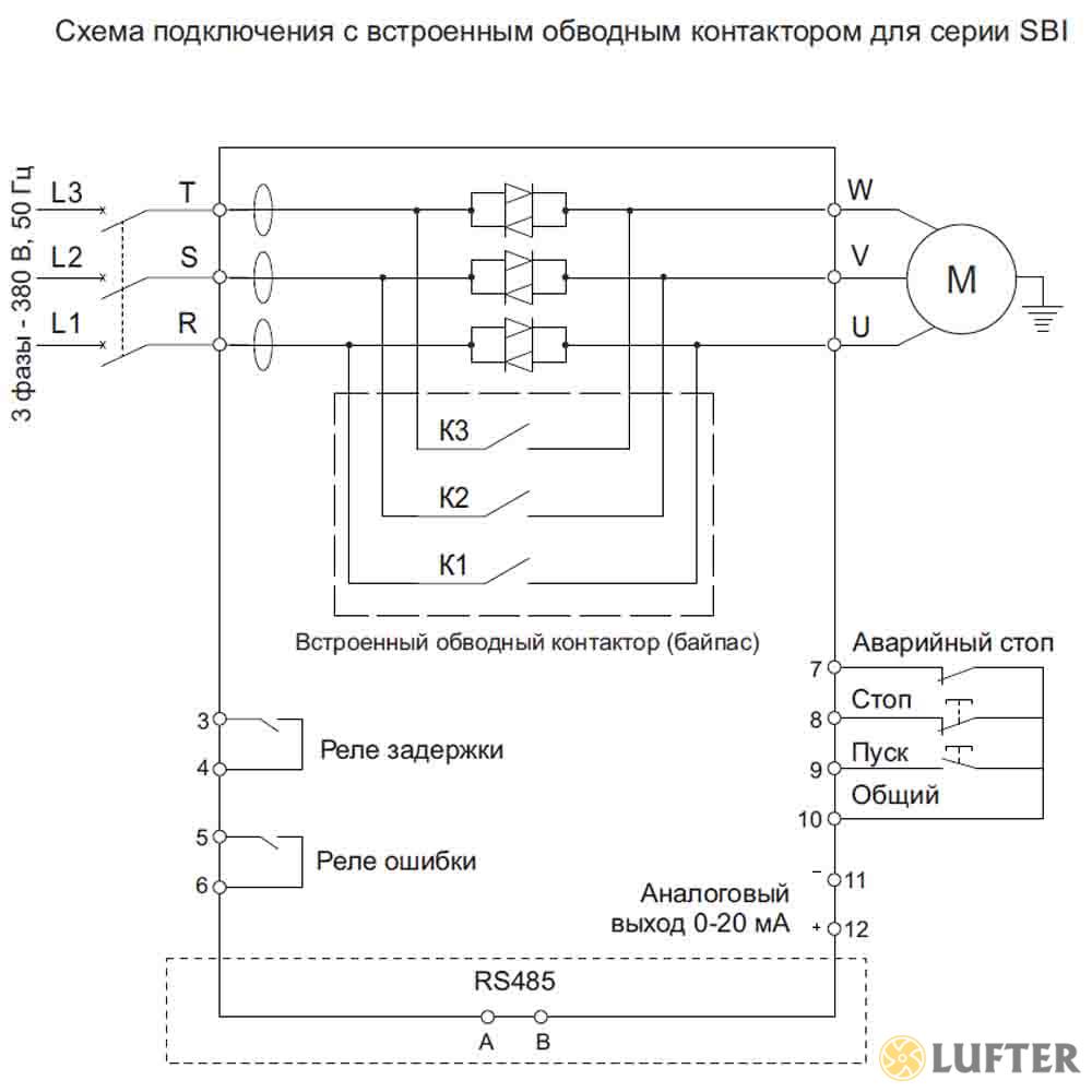 Устройство плавного пуска SBI-18.5/37-04 img 3