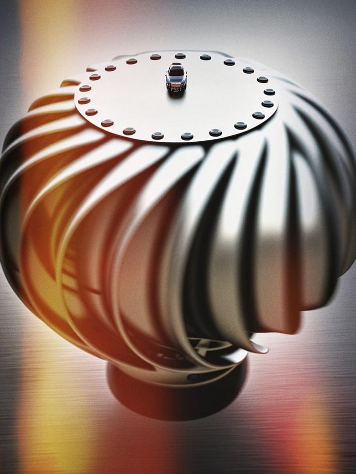 Турбодефлектор для вентиляции