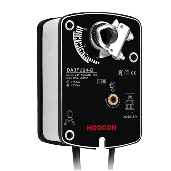 Электроприводы Hoocon для воздушных заслонок