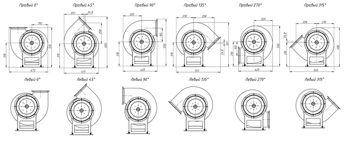 Направление вращения ВР 80-75-5 Направление вращения ВР 80-75-5