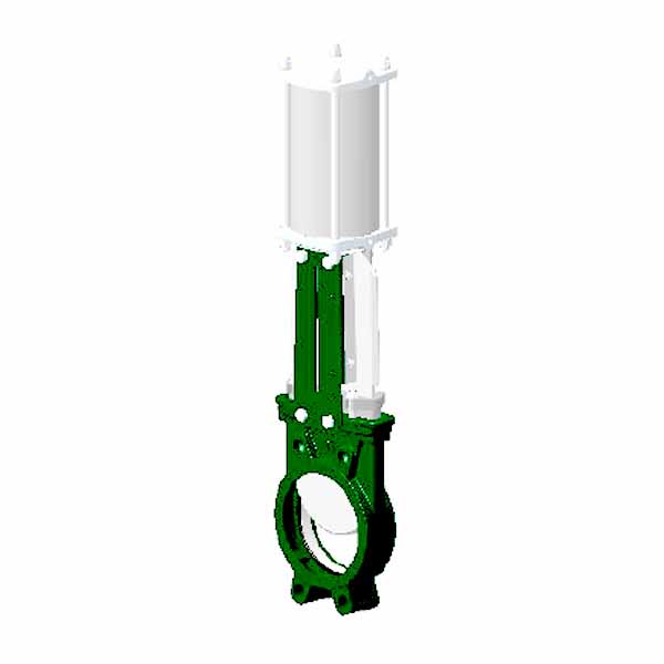 Шиберная задвижка с пневматическим приводом Tecofi VG4400-03MM0065