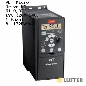 VLT Micro Drive FC 51 0,37 кВт №132F0002
