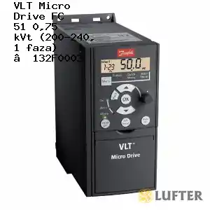 VLT Micro Drive FC 51 0,75 кВт №132F0003